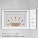 Panasonic NE-1054F Compact Light-Duty Countertop Commercial Microwave Oven with 10 Programmable Memory and Touch Screen Control, Countertop Microwave Oven, 1000W, 0.8 Cu. Ft, Stainless Steel