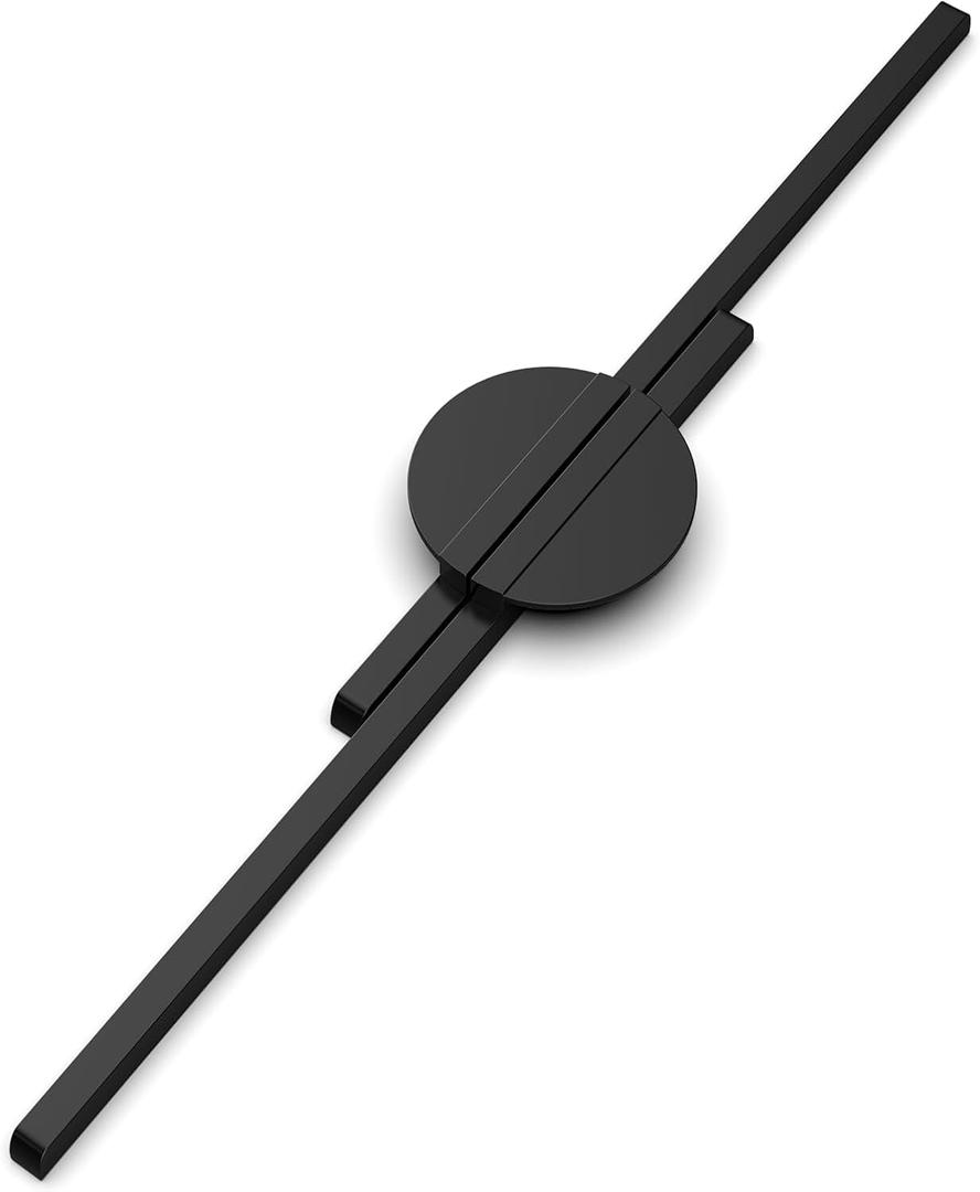 homdiy 6 Pack Black Cabinet Pulls Half Moon Drawer Pulls Semicircle Kitchen Cabinet Handles Modern Black Hardware for Bathroom Cupboard 11-1/3 Inch(288mm) Hole Center