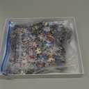 Embroidery Village Jigsaw Puzzle 1000 Pieces, Patchwork Country House Puzzles for Adults Trees, Larkipuzz Impossible Quilting Plants Puzzles for Wall Decor