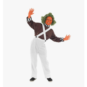 fun shack Kids Chocolate Factory Worker Costume, Boys Halloween Movie Character Chocolate Factory Outfit Medium