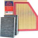 OIFILLIO HEPA Cabin Engine Air Filter for BMW X5 X7 X6 (2019-2023) 3.0L ONLY; for 530i 540i 530e 740i (2017-2023); (NOT FOR 4.4L V8) (3PCS)