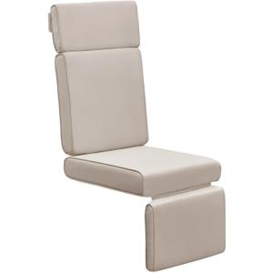 Skypatio All-Weather Outdoor Recliner Chair Replacement Cushion, Outdoor Waterproof Cushion for Patio Reclining Chair(Khaki)