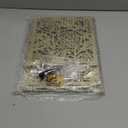 Glittery Gold Wedding Card Box with Lock, Wooden Gift Card Box for Wedding Reception, Elegant Wedding Money Envelope Card Box Holder for Party Graduation Birthday Baby Shower Decorations