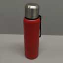 GOOFIT Insulated Water Bottle with Carrying Strap, Metal Stainless Steel Kids Water Bottle, Double-Walled Vacuum Thickened Design BPA-Free, Fits in Travel and Sports,27Oz Red