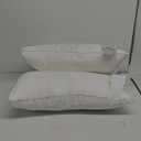 Pillows Queen Size Set of 2, Hotel Collection Bed Pillows for Sleeping, Gusseted Pillow for Back, Stomach or Side Sleepers(Bright White) (Queen (Pack of 2))