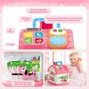 Montessori Toys for 1 Year Old Girl Gift, Musical Learning House with Lights & Sounds, Interactive Musical Toys for Baby Girls 12-18 Months,First 1st Birthday Gifts,Toddler Toy for 1,2,3 Year Old Girl