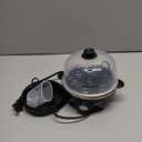 Elite Gourmet EGC-007B# Rapid Egg Cooker, 7 Easy-To-Peel, Hard, Medium, Soft Boiled Eggs, Poacher, Omelet Maker, Auto Shut-Off, Alarm, 16-Recipe Booklet, Black