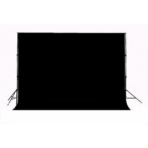 Black Backdrop for Photography Durable Fabric Background Photo Backdrop Video Photography Studio (10x7ft, Black)