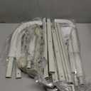 HOMEAL Bed Rail for Toddlers - 59"x24" Extra Long Foldable Toddler Bed Rails for King, Queen, Twin, Full, Double Bed - Breathable Guard Rail for Toddlers with U-Shape Base, Grey