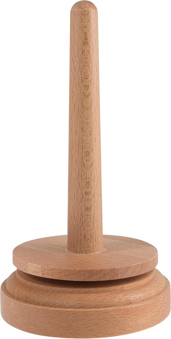 Classic Knit Wooden Spinning Yarn & Thread Holder - Each