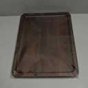 Bamber Wood Serving Tray Wooden Decorative Coffee Tea Platter Black Walnut 15.3 x 11.4 Inches