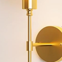 FULEN Wall Sconces Battery Operated, 18 Colors Wireless Wall Lights, 10000mAh Rechargeable Battery Powered Wall Lamps for Bedroom (Gold-2P)