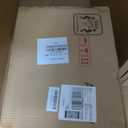 End Table with Charging Station, Nightstand with Diamond Handle and Rattan-Style Drawer, Bedside Table, Light Oak