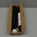 ENJOYBASICS Matte Black Shower Curtain Rod 30 to 76 Inches, 1 Inch Stainless Steel Adjustable Spring Tension Rods No Drill for Bathroom, Closet, Window, Room Divider, Never Rust, Non Slip