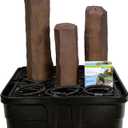 Aquascape Faux Basalt Column Landscape Fountain Kit with AquaBasin and Pump, Set of 3 Columns, 78366