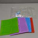 Palksky 4PCS Gummy Worm Molds Silicone for Gummies Candy, Large Fruit Snack Molds for Kids
