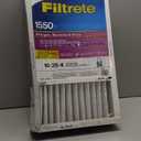 Filtrete 16x25x4 AC Furnace Air Filter, MPR 1550, MERV 12, Fits Lennox & Honeywell, CERTIFIED Asthma & Allergy Friendly, Electrostatic Air Cleaning Filter, 4-Pack (actual size 15.88 x 24.56 x 4.31)