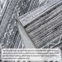 Living Room Rugs 5x7 Washable Farmhouse Neutral Large Moroccan Geometric Soft Non Slip Indoor Thin Floor Carpet for Bedroom Dorm Dining Table Home Office Grey Area Rug