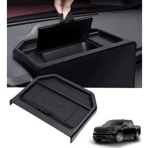 Dashboard Storage Tray Dash Organizer for Ford Maverick 2026 2025 (Only for 13.2 inch Screen), Interior Accessories Center Console Behind Screen Storage Box for 2025-2026 Maverick, Black
