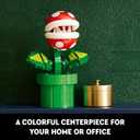 LEGO Super Mario Piranha Plant Building Sets for Adults - Mario Collectible for Men & Women, Ages 18+ Years - Gift for Birthdays - Bedroom, Home Office, or Book Shelf Decor - 71426 (Green)