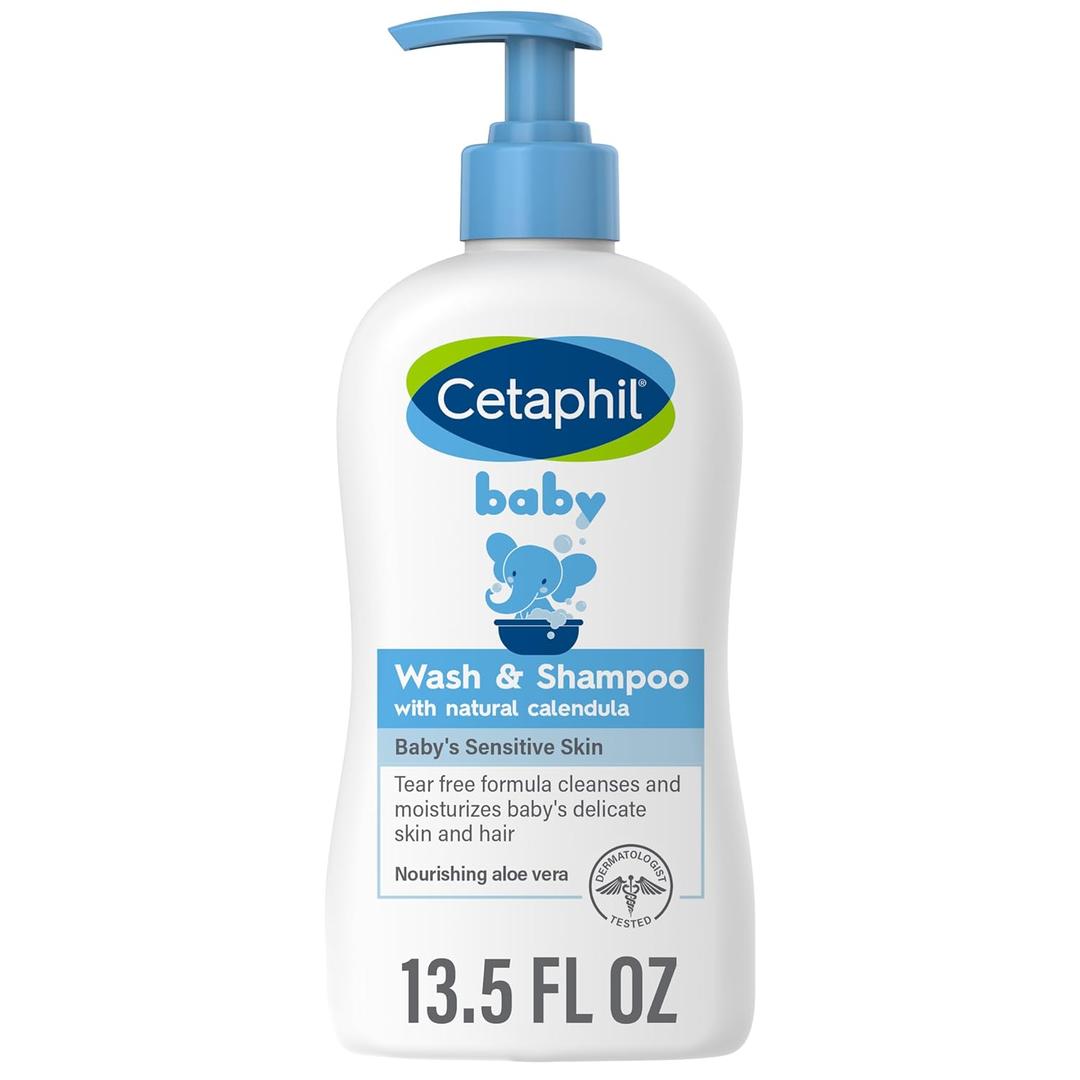 Baby Wash & Shampoo ,Tear Free, Paraben, Colorant and Mineral Oil Free, 13.5 Fl. Oz (Packaging May Vary)