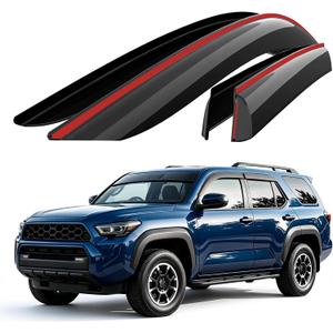 Tape-On Rain Guards Fit for Toyota 4Runner 2025-2026, 4 PCS