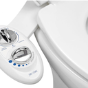LUXE Bidet NEO 185  Dual Nozzle, SelfCleaning, NonElectric Bidet Attachment for Toilet Seat, Adjustable Water Pressure, Rear & Feminine Wash (White)