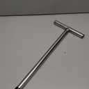 HiHydro Soil Sampler Probe Stainless Steel Tubular T-Style Handle Soil Test Kits Satisfying The Sampling Depth of Agriculture Forest(B)