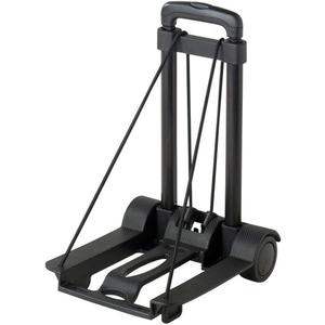 Miami CarryOn Foldable Trolly Dolly Cart - Carry up to 80 Lbs. (Black)