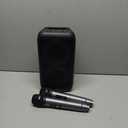 Karaoke Machine for Adults Kids, Portable Bluetooth Speaker with 2 Wireless Microphones, TWS Mode & LED Light, 10H Battery PA System Stage Monitors,Perfect for Home Party Outdoor Birthday Gifts(Black)