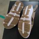 Women Arch Support Orthotic Walking Sandals Open Toe Adjustable Ankle Strap, EU 40