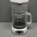 MUELLER HOME 12-Cup White Coffee Maker - Borosilicate Carafe, Auto-Off, Reusable Filter, Anti-Drip, Keep-Warm Function, Clear Water Level Window, White Kitchen Accessories