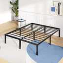 Avenco Queen Bed Frame - 14 Inch Sturdy Platform Bed Frame Queen Size with Storage Space Under Bed, Heavy Duty Steel Slat Support, Easy Assembly, Noise Free