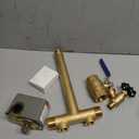 1"x 11"Well Pressure Tank Tee Kit with 40/60psi Pressure Switch,Brass Pressure Tank Installation Kit for Water Well, Fit Most pressure tanks with diameters up to 16 Inch