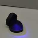 Luxury LED Lighted Necklace Earring Box - Heart Shaped Elegant Black Jewelry Box for Wedding Necklace Display, Perfect for Engagement, Anniversary, Ceremony, and Gift Giving