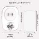 Luamb Wireless Doorbell 1000 Feet Range 5 Volume Levels 52 Tones EWS