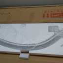 Keonjinn Irregular Bathroom Mirror with Lights 48" x 30", Tempered Glass