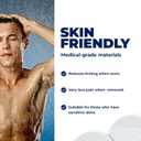 Mens Nipple Tape 180 120 60Pcs Sticky Clear Pads Invisible Chest Cover Support for Running, Sports, and Everyday Use (Beige)