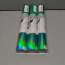 3 x GIRAFVINYL Green Holographic Vinyl, Glossy Green Holograophic Permanent Vinyl Self-Adhesive for Crafts Decal Signs Stickers,12" x 6 ft