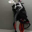 Precise X7 Kids Golf Clubs Set for Ages 3-5, 6-8, 9-12 | Right Hand Girls & Boys Golf Clubs with Lightweight Graphite Shafts, Hybrid & Stand Bag