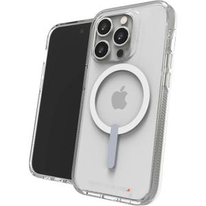 Gear4 ZAGG Crystal Palace Snap Case - Clear iPhone Case, D30 Drop Protection (13ft/ 4m), Anti-Yellowing Properties, Edge-to-Edge Protection, Magsafe Compatible iPhone 14 Plus Case