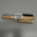 GranNaturals Double Sided Boar Bristle Hair Brush - Soft Hard Finishing & Smoothing Hairbrush for Slick Back to Style, Polish, & Lay Down Hair Flat to Create a Sleek Hairstyle for Bun, Slickback