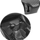 JINZHAO Trim for Lexus ES250 ES300h ES350 UX200 UX200h Accessories Auto Gear Shift Knob Cover Trim Cap Protector Interior Sport Style  Carbon Fiber Grain