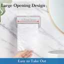 Trash Bag Dispenser 3Pcs,5.9" x 2.36" x 2.9",Wall Mount,Large Opening