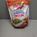 French's Original Crispy Fried Onions, 24 oz - One 24 Ounce Bag of Crunchy Fried Onions to Sprinkle on Salads, Potatoes, Chicken, Burgers and Green Bean Casseroles,  Best By JUN 01 2027