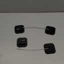 Refrigerator Lock, Heavy Duty Fridge Lock, Combination Lock for Refrigerator Cabinets, Drawers, Safety, Easy Install No Keys Needed (Black-2Pack)