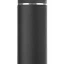 Ninja DW2401BK Thirsti 24oz Travel Water Bottle, For Carbonated Sparkling Drinks, Colder and Fizzier Longer, Leak Proof, 24 Hrs Cold, Dishwasher Safe, Stainless Steel Insulated Tumbler, Onyx Black