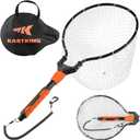 KastKing Titanet Fishing Net, Durable Aluminum Handle, Non-Slip Hi-Vis Grip, Compact Bag & Lanyard, Ideal for Kayak, Lake, Fly, or River Fishing, 2 Net Options