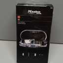 Master Lock Portable Small Lock Box, Set Your Own Combination Lock Portable Safe, Personal Travel Safe, 5900D, Gunmetal Grey (9.8 x 5.5 x 2.6 inches)