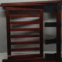 Casual Home Luggage Rack, Walnut, Solid Wood